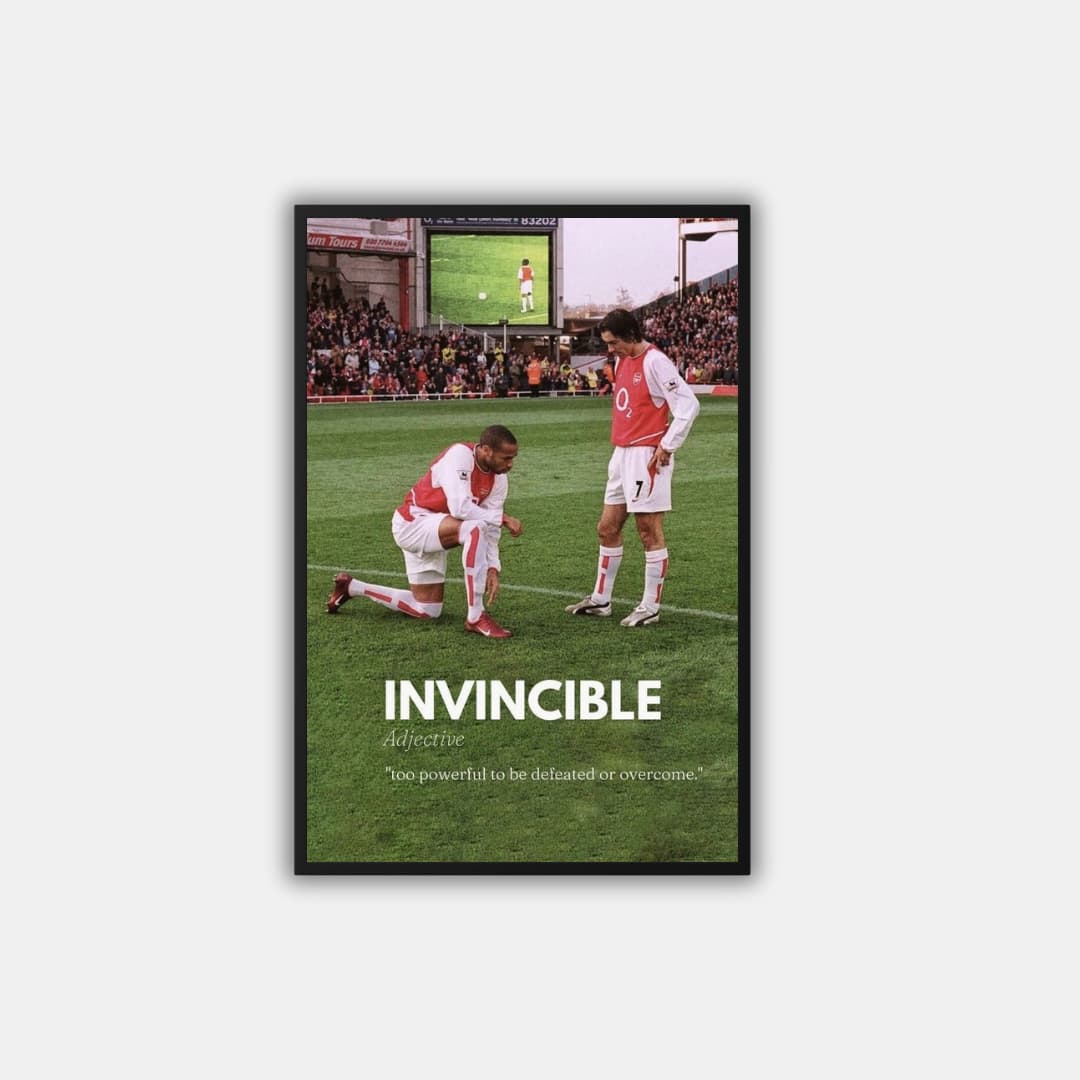 "Invicible" Arsenal - Постер