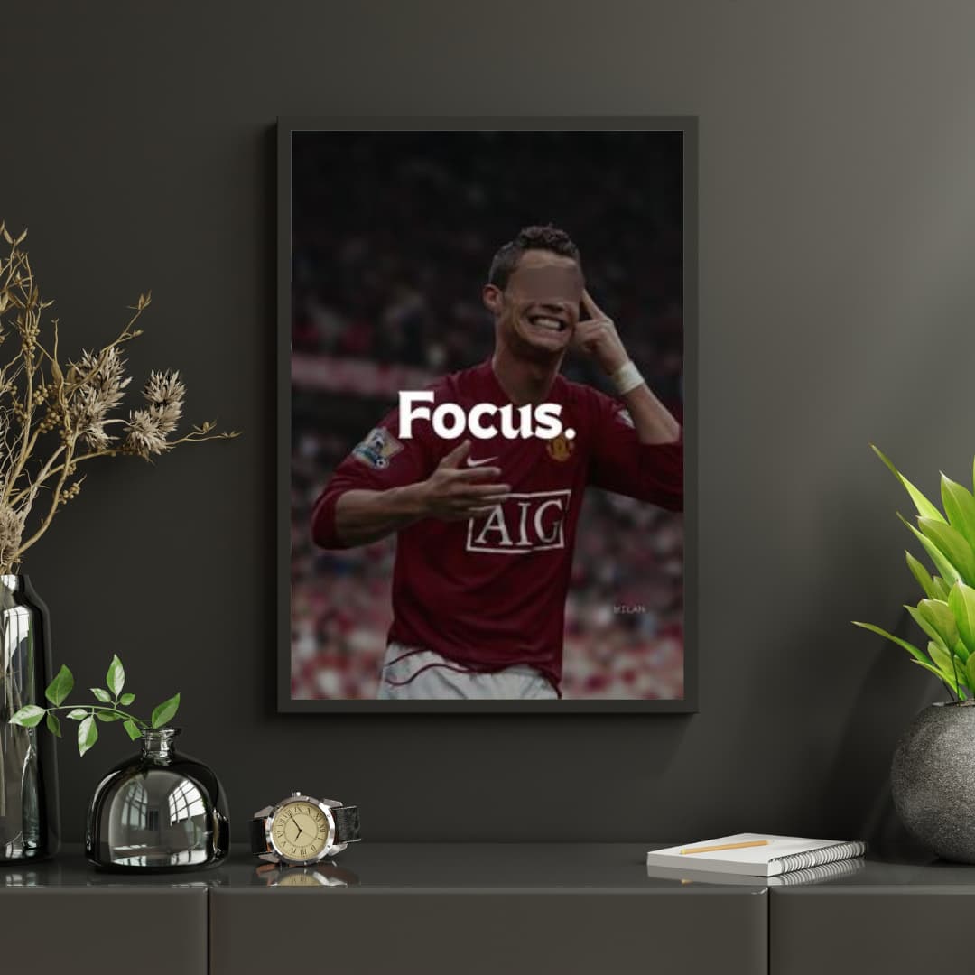 "Focus" Cr. Ronaldo - Постер