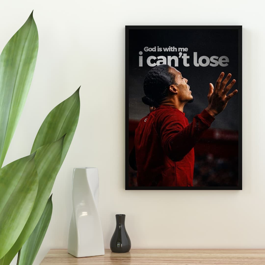 "God is with Me" Van Dijk - Постер