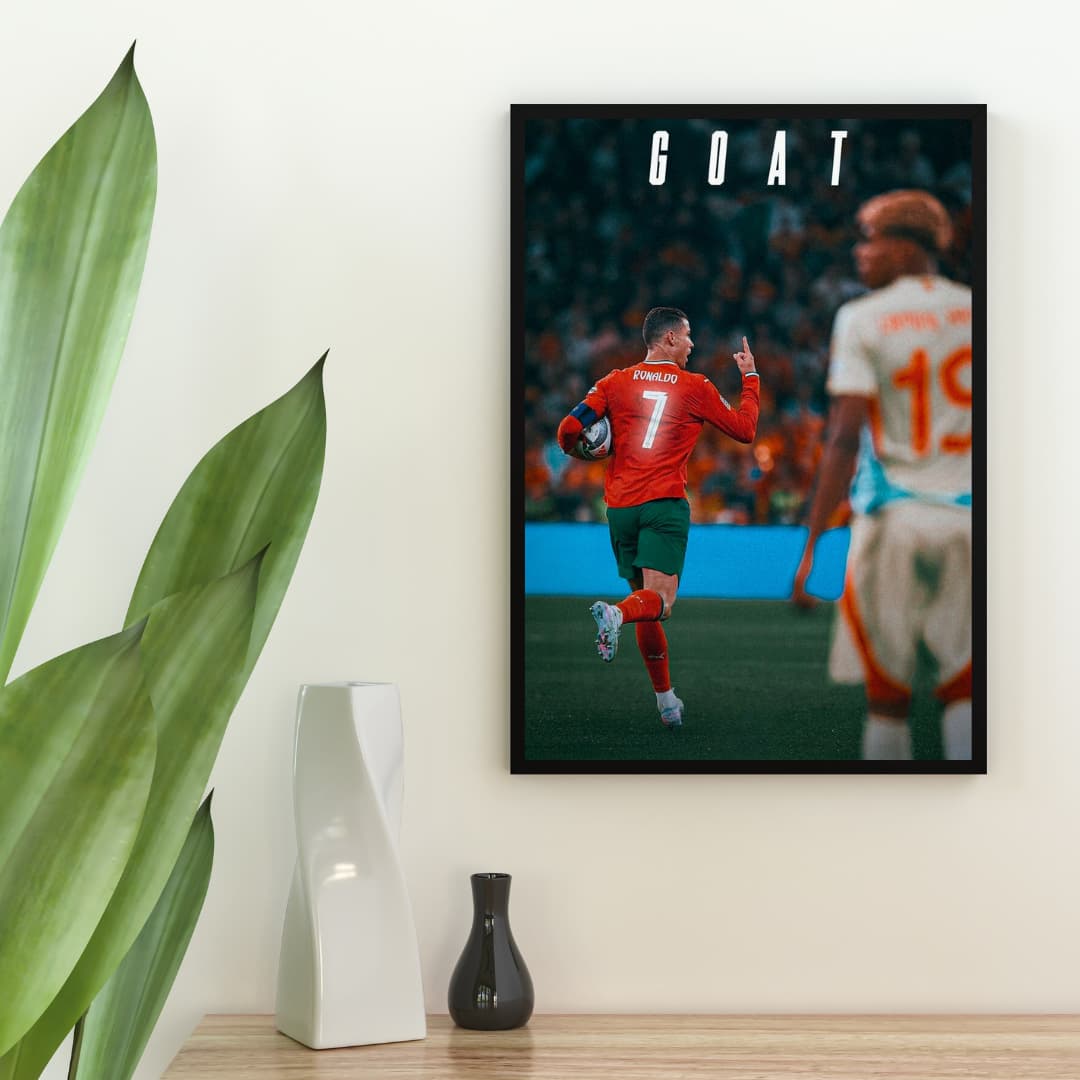 "GOAT" C. Ronaldo - Постер