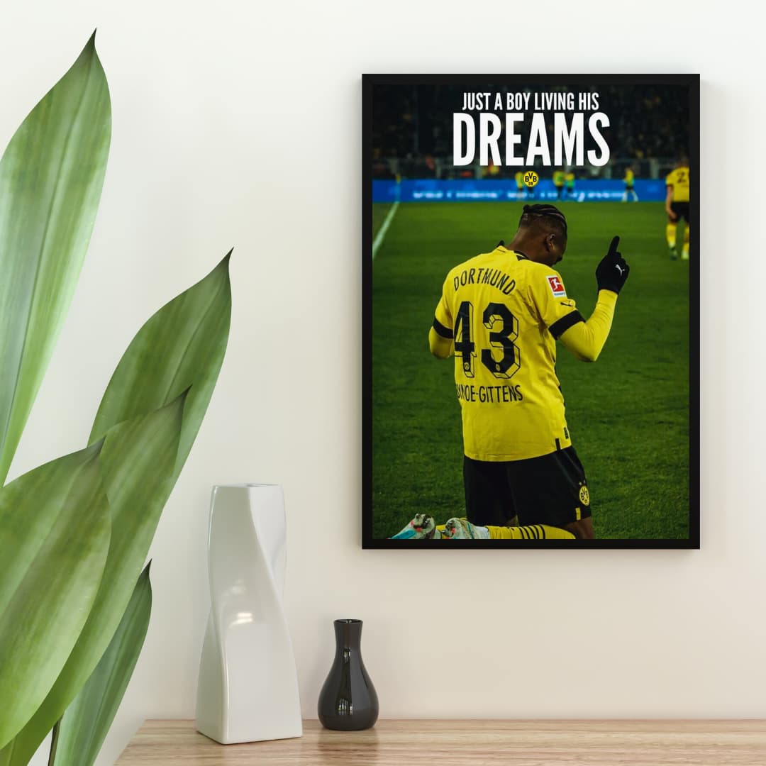 "Just a Boy Living his Dreams" Jamie Gittens - Постер