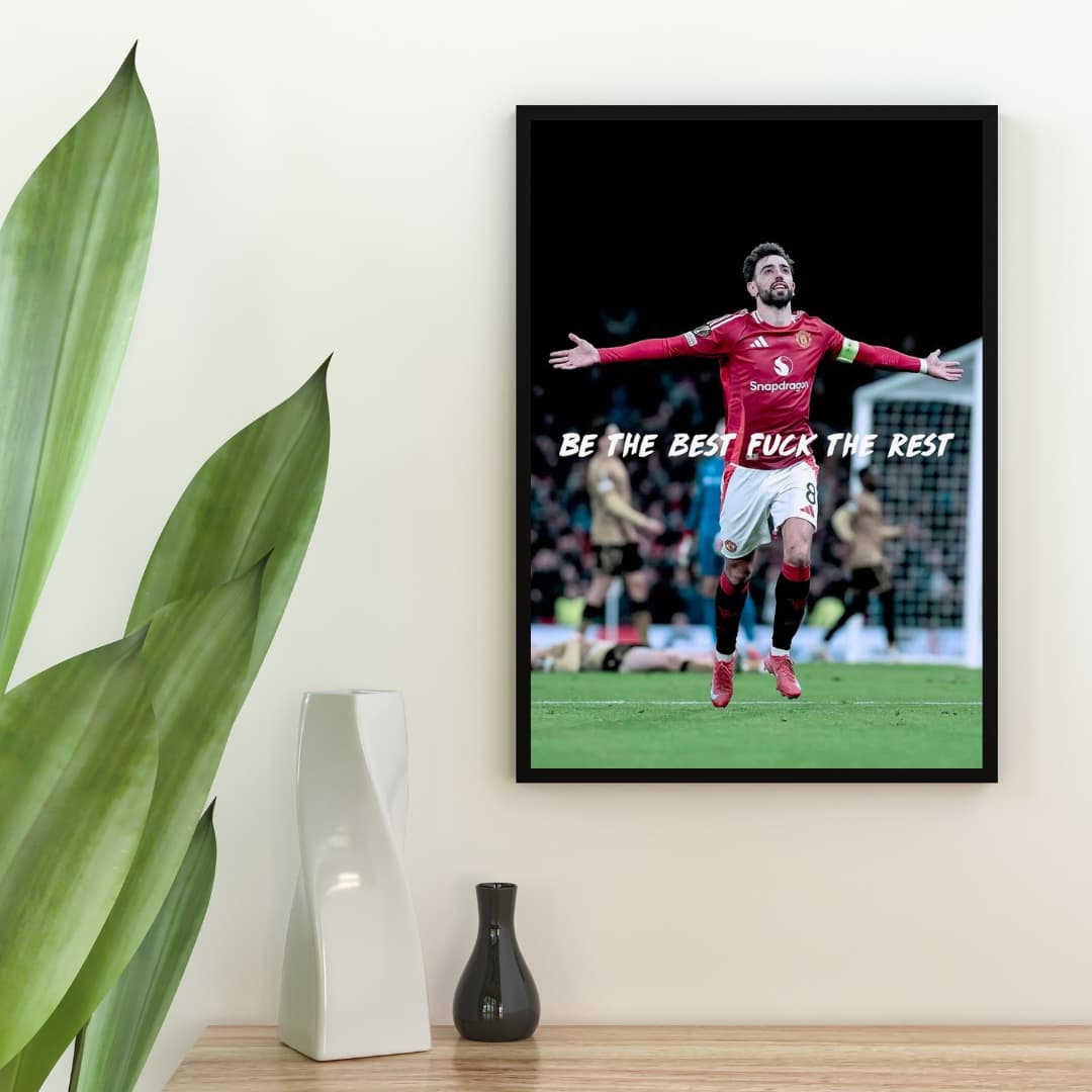 "Be the Best" Bruno Fernandes - Постер