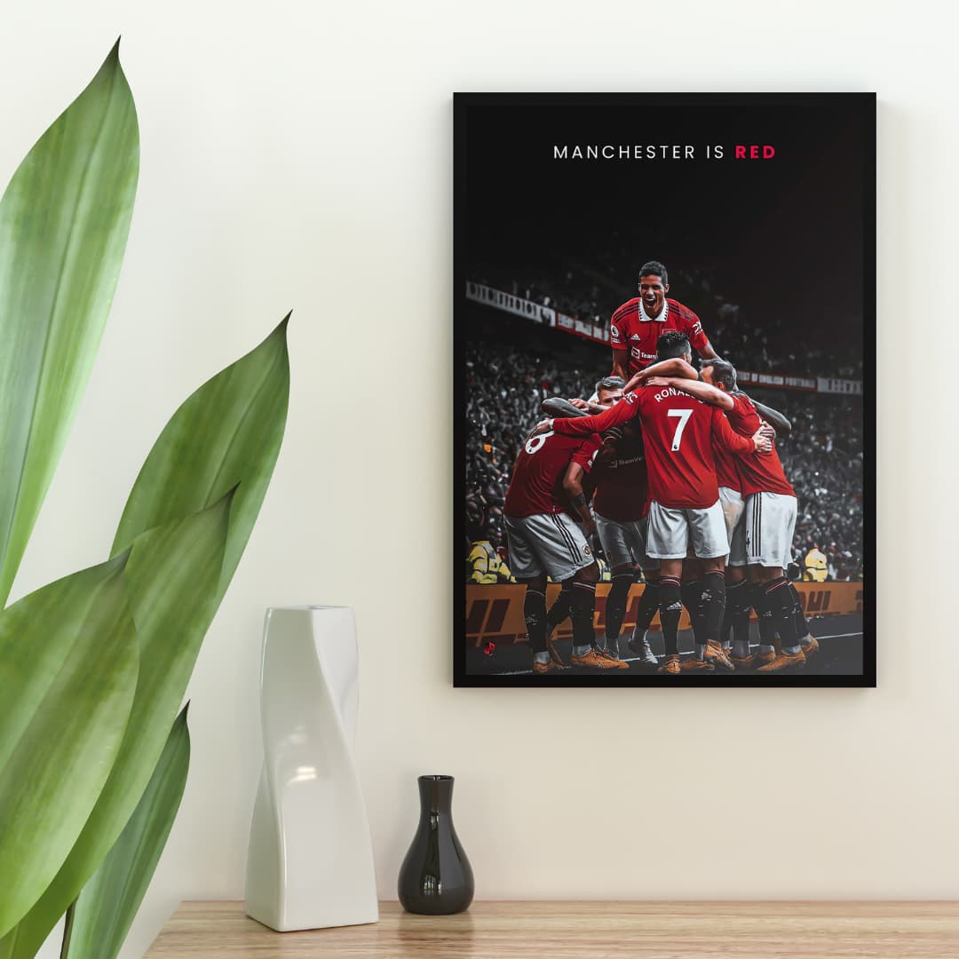 "Manchester is Red" - Постер