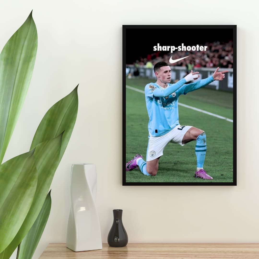 "Sharp-Shooter" Phil Foden - Постер