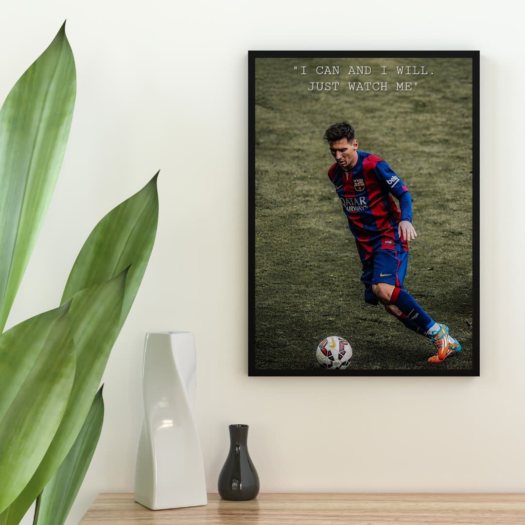 "I Can and I Will" Messi - Постер