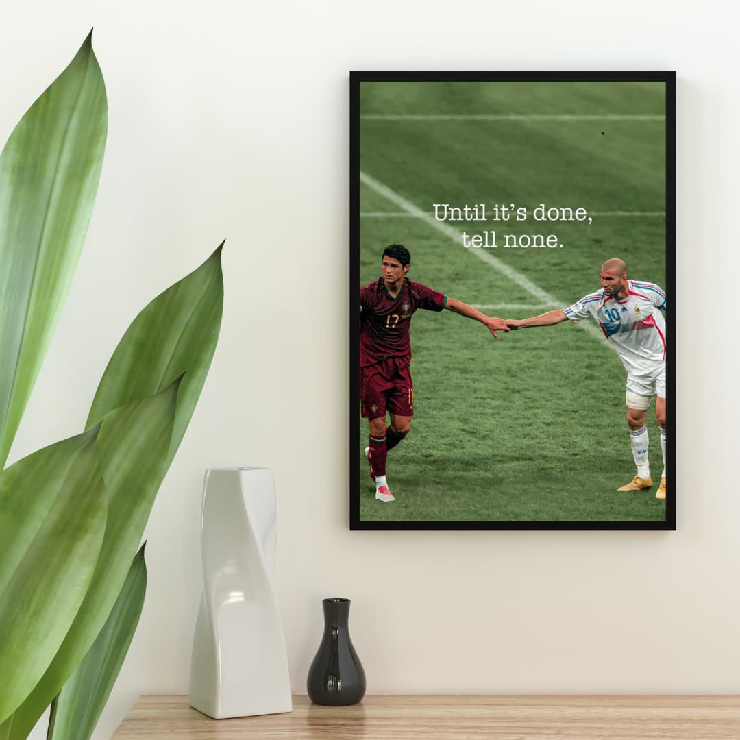 Ronaldo and Zidane - Постер