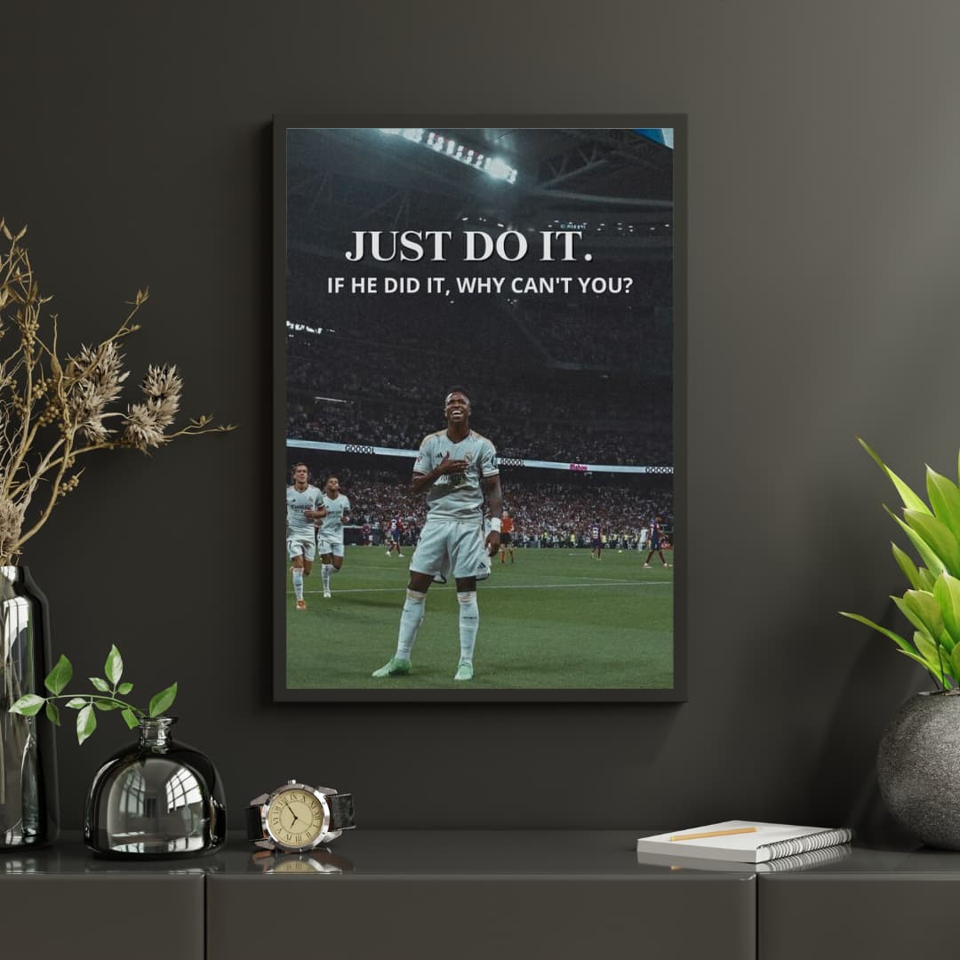 "Just Do It" Vini Jr. - Постер