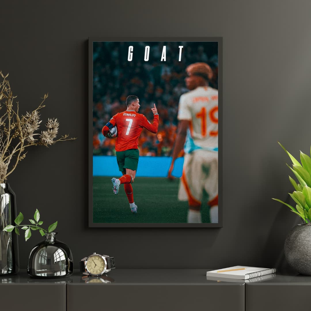 "GOAT" C. Ronaldo - Постер