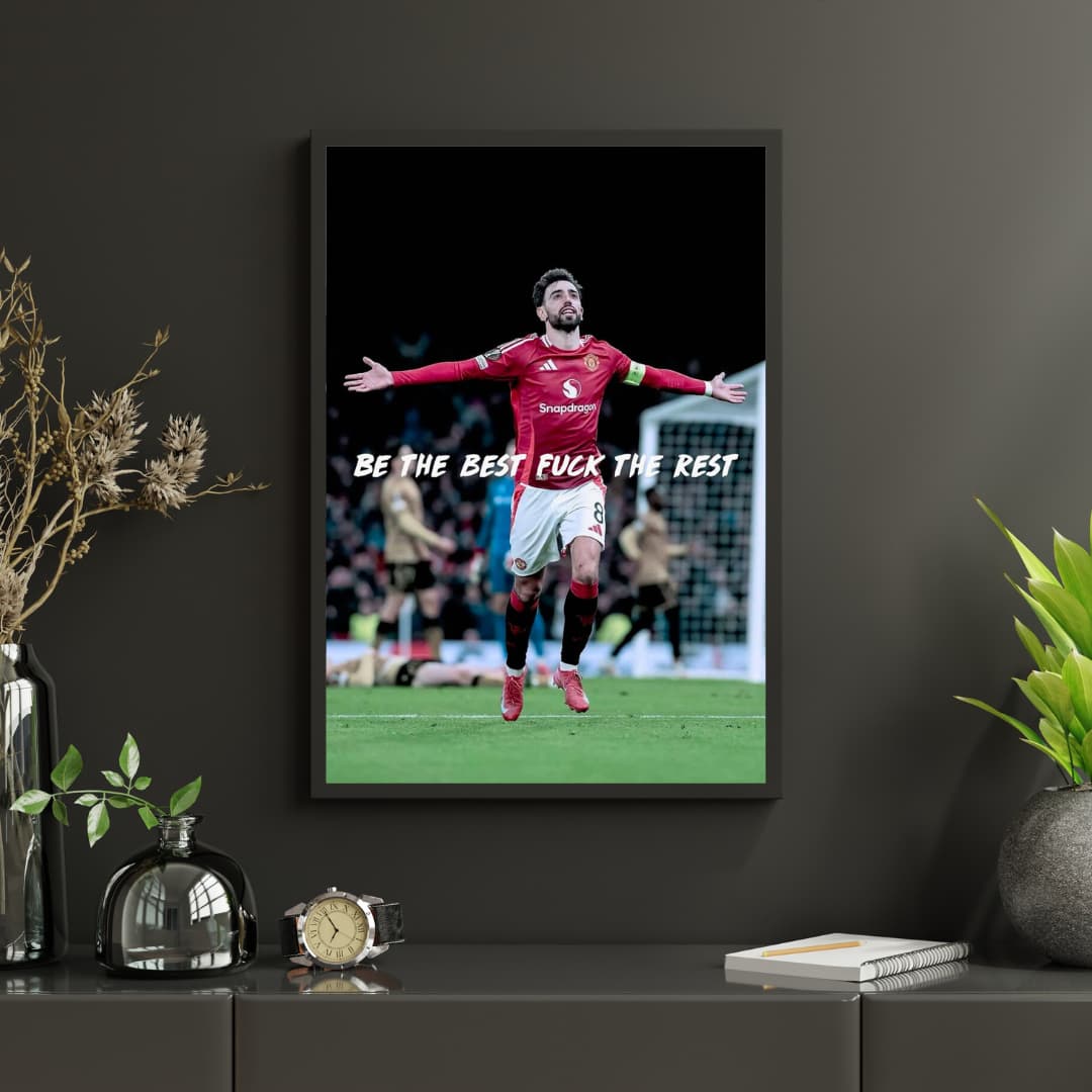 "Be the Best" Bruno Fernandes - Постер