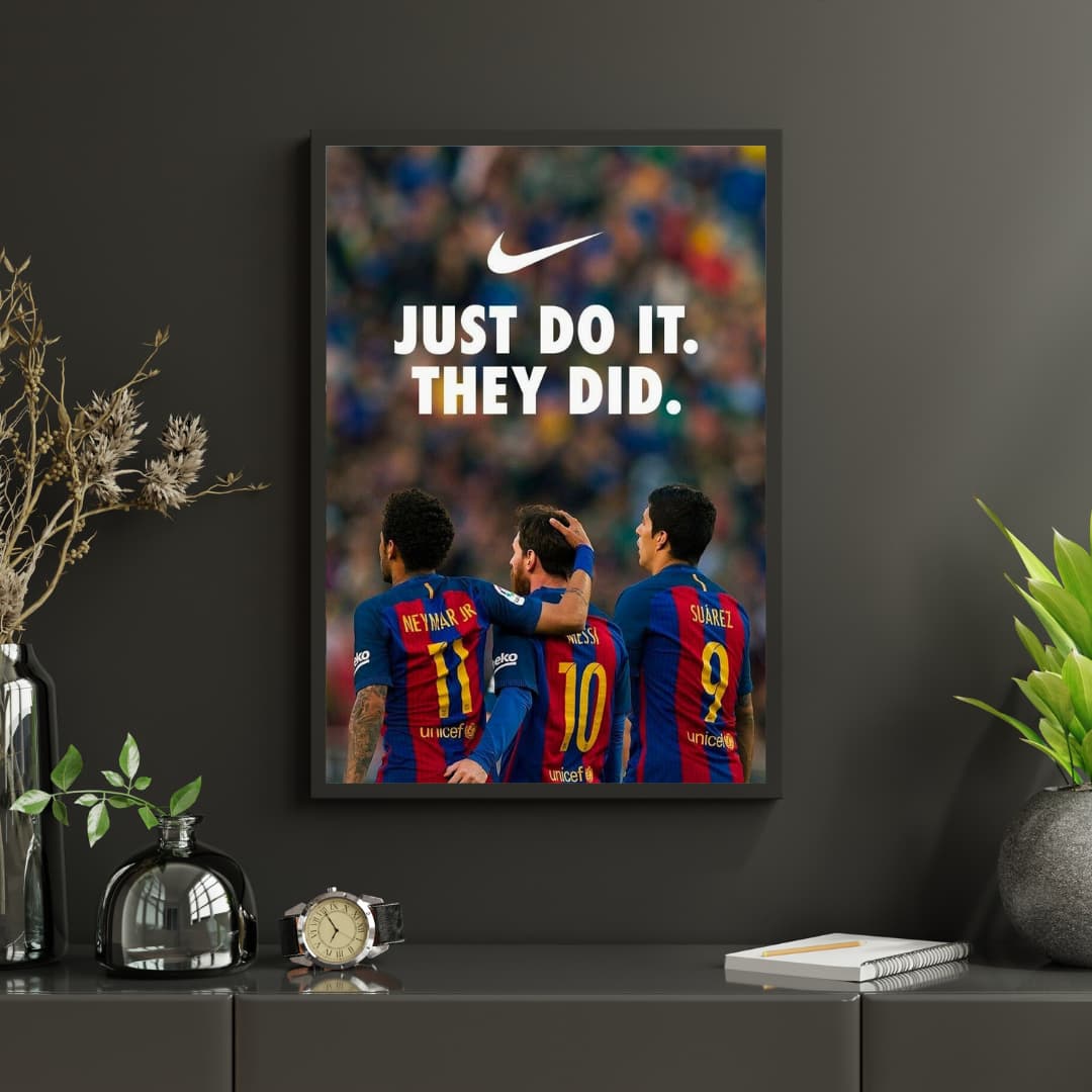 Messi, Neymar and Suarez - Постер