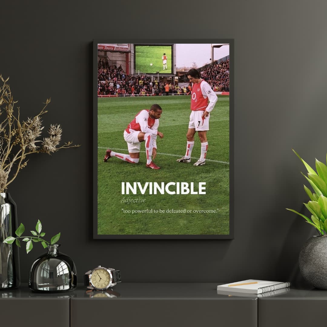 "Invicible" Arsenal - Постер