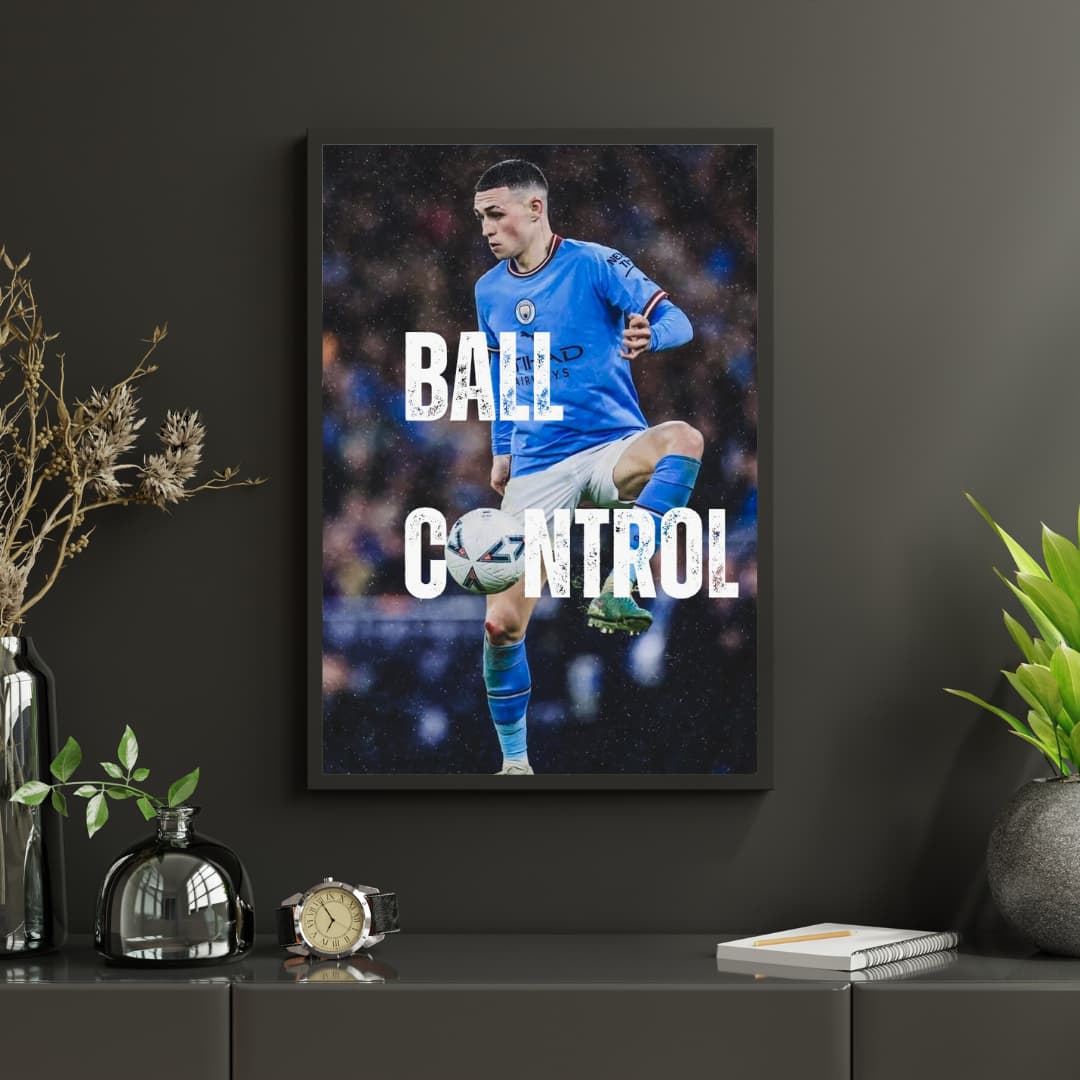 "Ball Control" Phil Foden - Постер