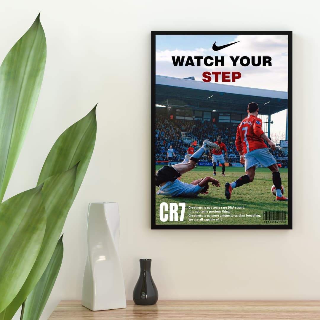 "Watch Your Step" Cr. Ronaldo - Постер