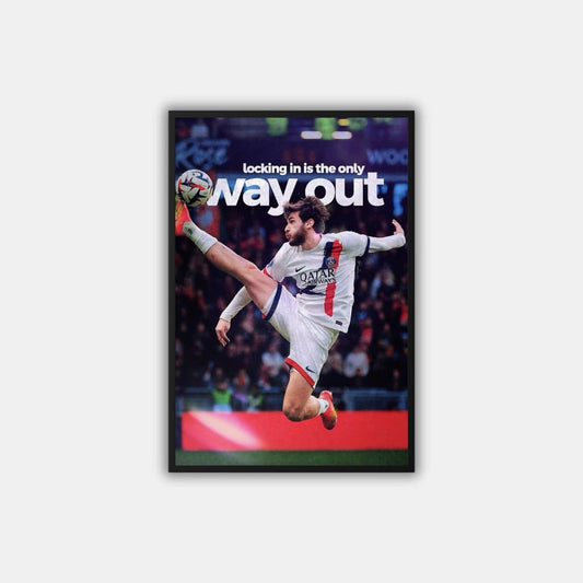 "Locking is the Only Way Out" Kvaratskhelia - Постер