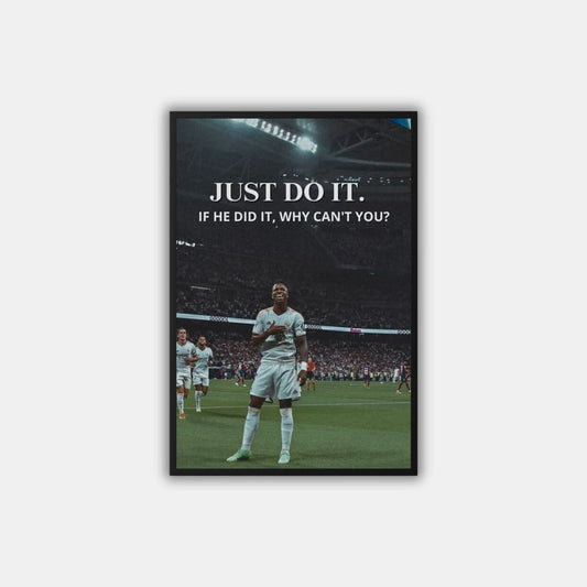 "Just Do It" Vini Jr. - Постер