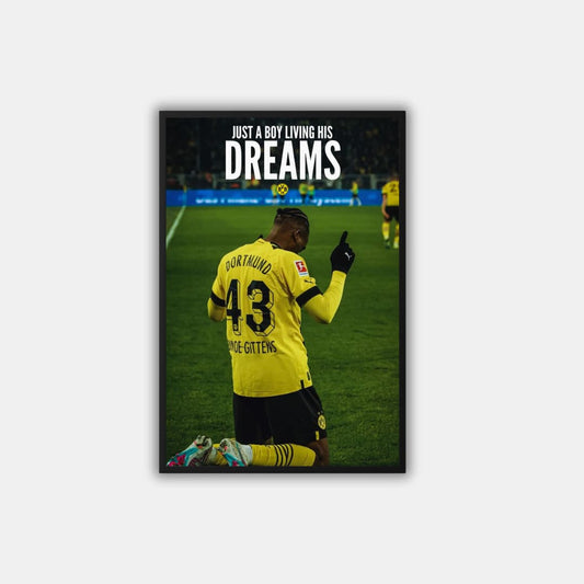 "Just a Boy Living his Dreams" Jamie Gittens - Постер