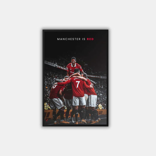 "Manchester is Red" - Постер