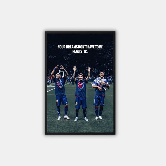 Messi, Suarez and Neymar Jr - Постер