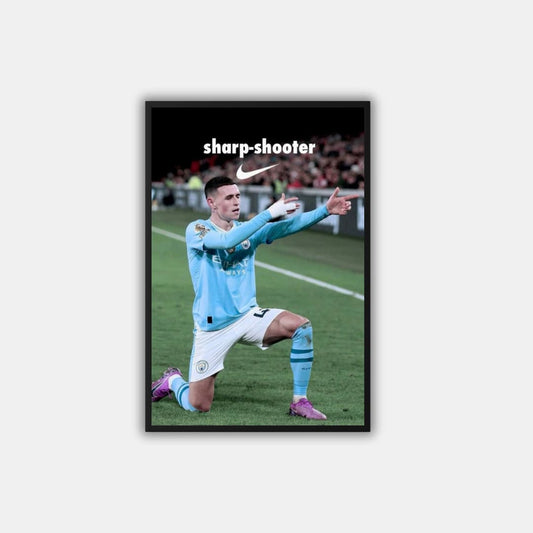 "Sharp-Shooter" Phil Foden - Постер
