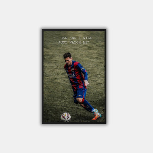 "I Can and I Will" Messi - Постер