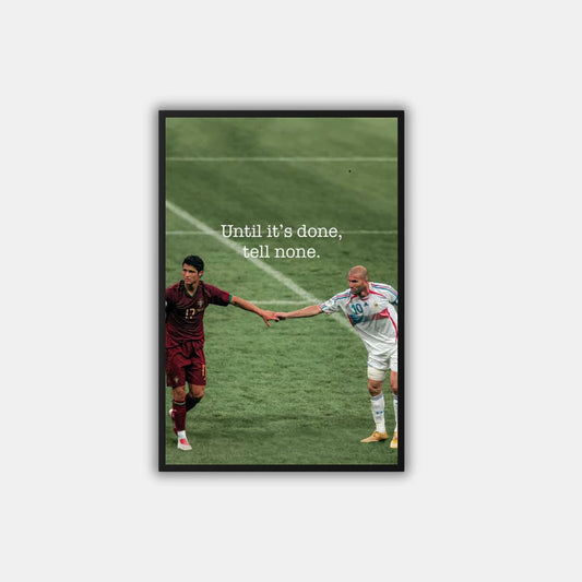 Ronaldo and Zidane - Постер
