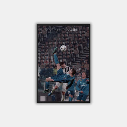 "Nothing is Impossible" C.Ronaldo - Постер