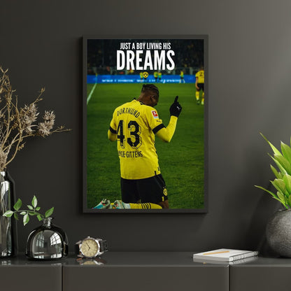 "Just a Boy Living his Dreams" Jamie Gittens - Постер