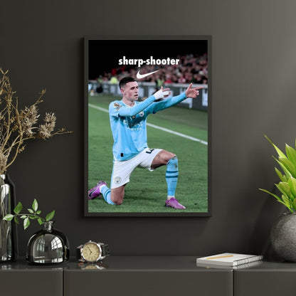 "Sharp-Shooter" Phil Foden - Постер